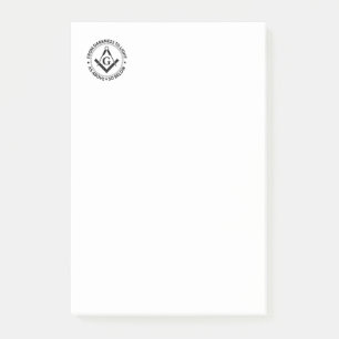 Notas Post-it® Emblema de masonería