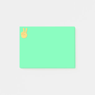 Notas Post-it® Emoji de la paz
