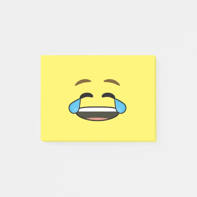 Notas Post-it® Emoji de risa (Anverso)