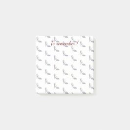 Notas Post-it® Emoji negra de los tacones altos