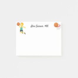 Notas Post-it® Emojis de baloncesto