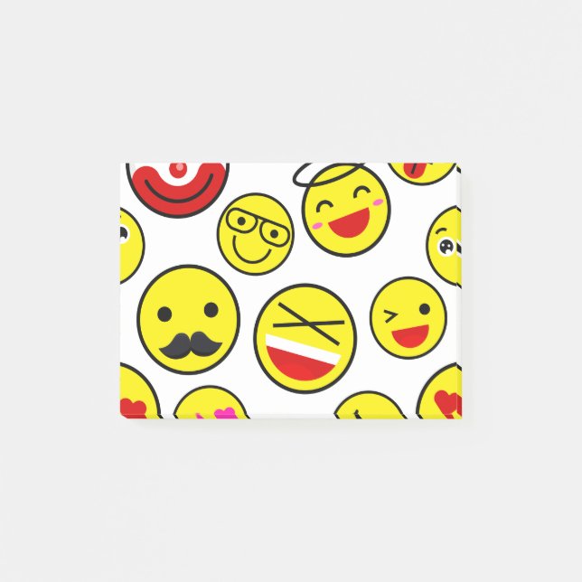 Notas Post-it® emojis de payasos divertidos (Anverso)