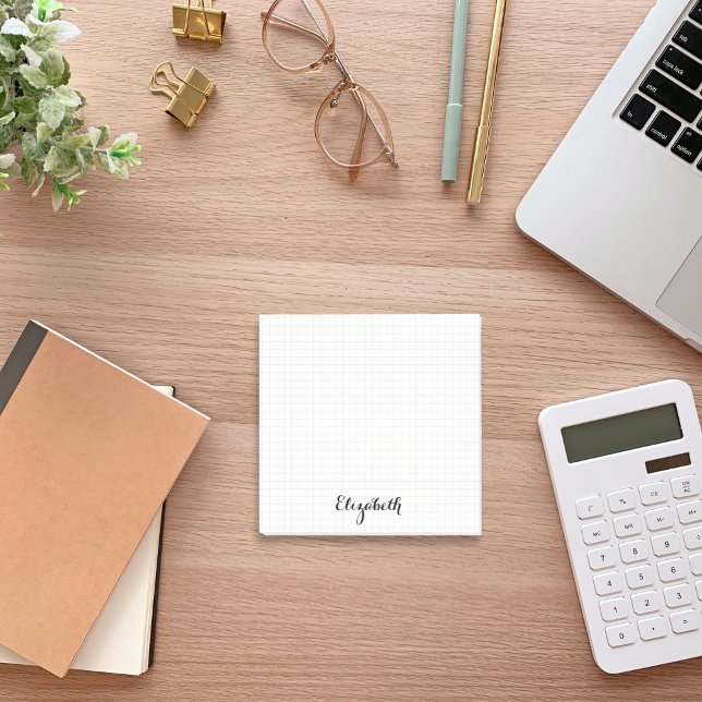 Notas Post-it® Empresa personalizada de Home Office (Personalized Home Office Business Post-it Notes)