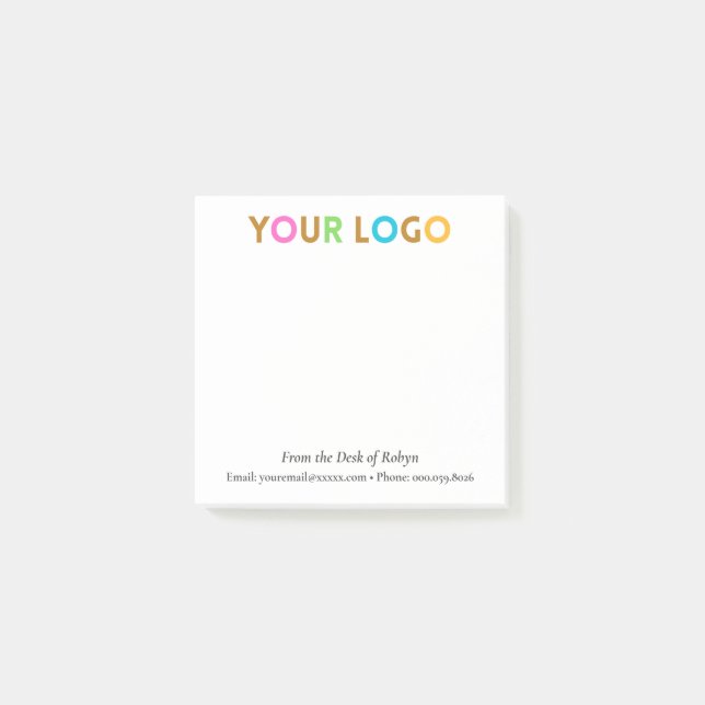 Notas Post-it® Empresa Personalizado profesional (Anverso)