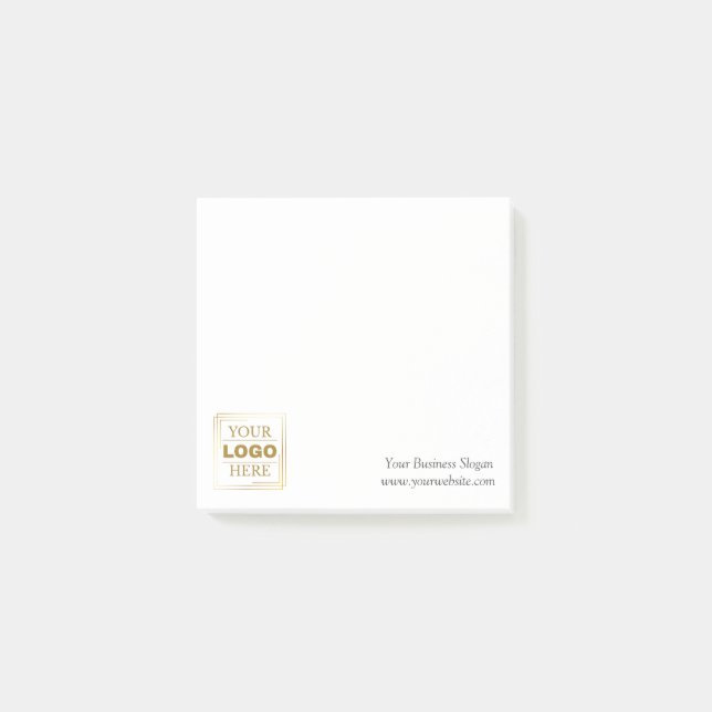 Notas Post-it® Empresa Personalizado profesional (Anverso)