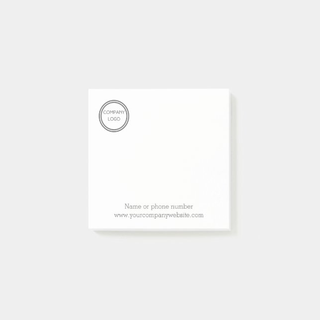 Notas Post-it® Empresa Personalizado profesional (Anverso)