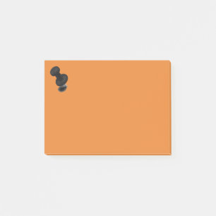 Notas Post-it® Empuje el negro del Pin