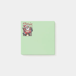 Notas Post-it® En el trabajo, el Papá Noel se incendia