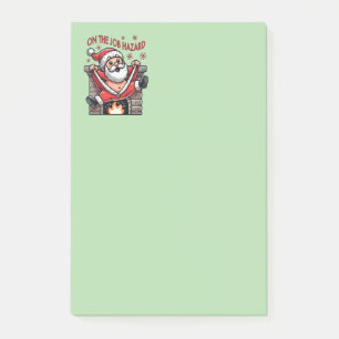 Notas Post-it® En el trabajo, el Papá Noel se incendia