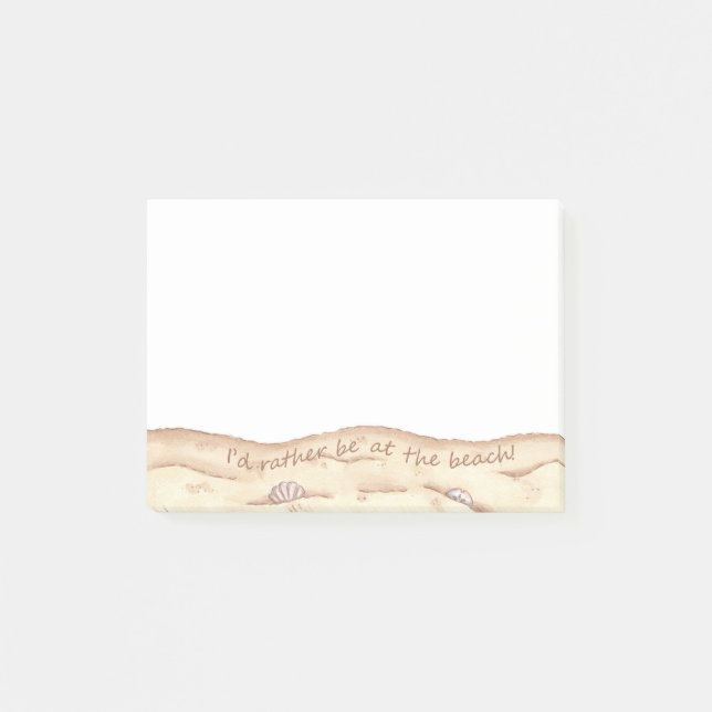 Notas Post-it® En la playa (Anverso)