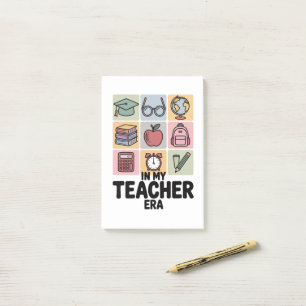Notas Post-it® En Mi Era de Maestra Vida de Maestra de Jardín de