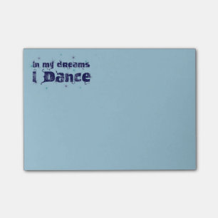 Notas Post-it® En mis sueños, bailo