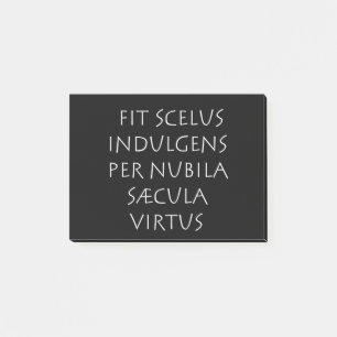 Notas Post-it® Encajar los indulgencias por cada virtudes de la s