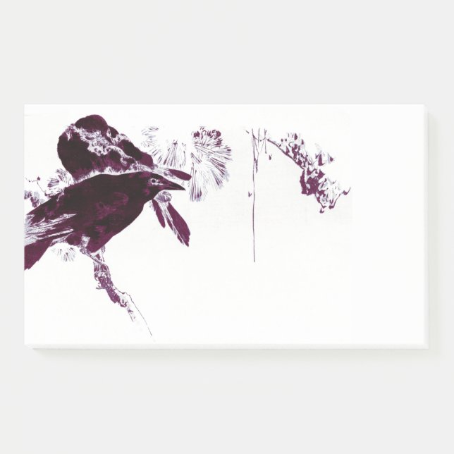 Notas Post-it® Encaramado en los árboles de los Ravens (Anverso)