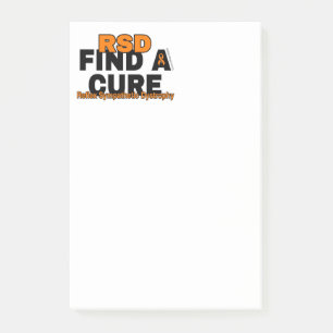NOTAS POST-IT® ENCONTRAR UNA CURA/NEGRO...RSD