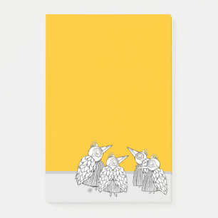 Notas Post-it® Encuentro de la Junta de Borrador Seco de Pájaros