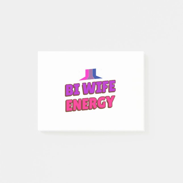 Notas Post-it® Energía de Bi Esposa (Anverso)