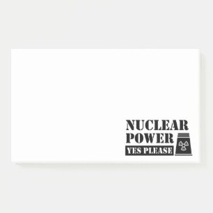 Notas Post-it® Energía nuclear Sí Por Favor
