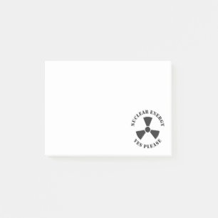 Notas Post-it® Energía nuclear, sí, por favor, Invitación a la en