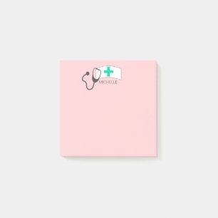 Notas Post-it® Enfermera Médica Enfermeras Enfermeras Gorras Ofi