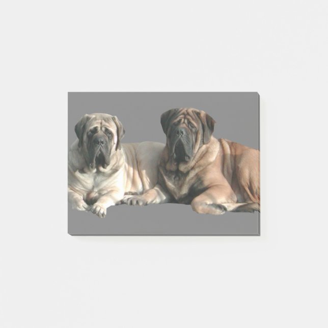 Notas Post-it® English Mastiff Freunde (Anverso)