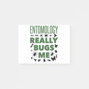 Notas Post-it® Entomología Realmente Me Entorna Un Entomólogo Gra