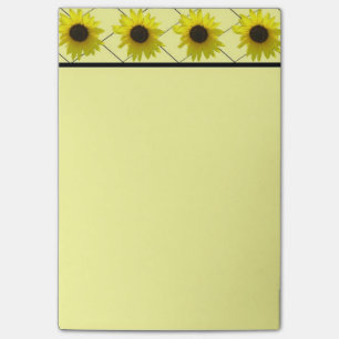 Notas Post-it® Entrecruzamiento del girasol