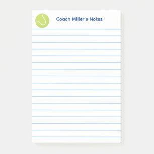 Notas Post-it® Entrenador de Tenis Genial Personalizado