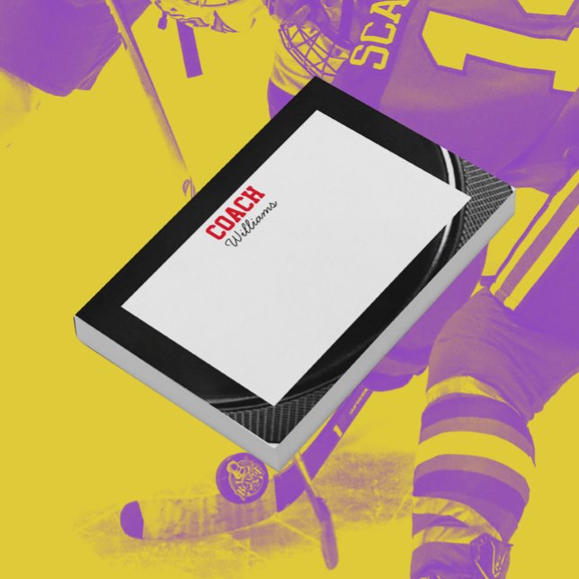Notas Post-it® Entrenador personalizado con aspecto de trozo de h (Subido por el creador)