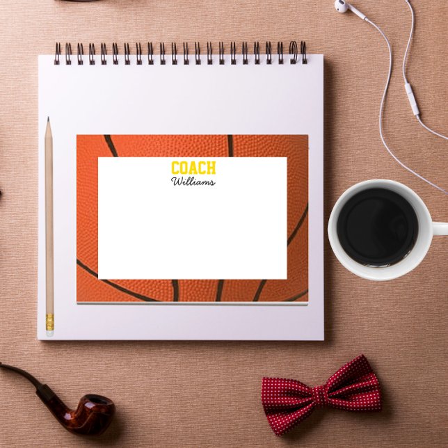 Notas Post-it® Entrenador personalizado de baloncesto (Subido por el creador)