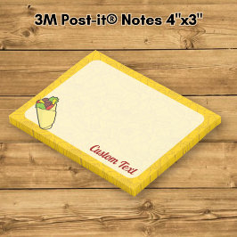 Notas Post-it® Envoltura de sándwich de tortilla