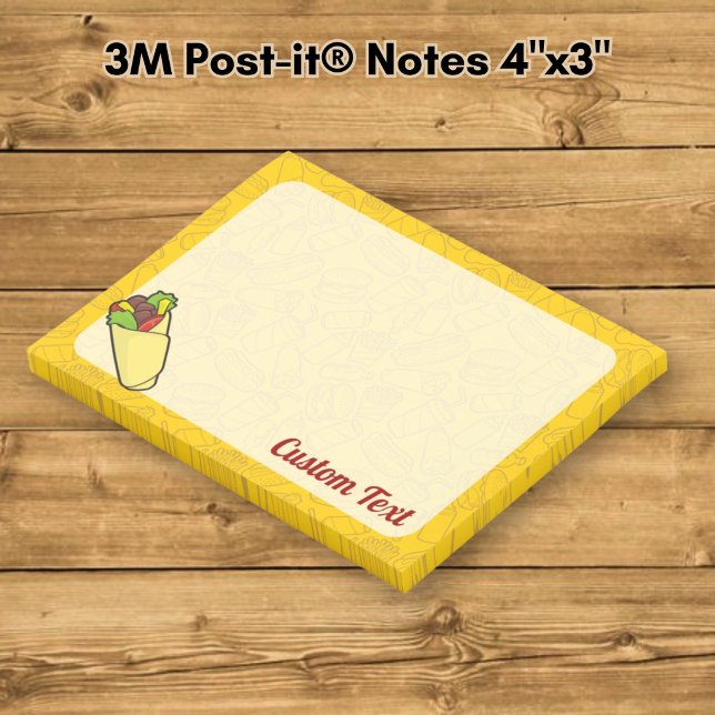 Notas Post-it® Envoltura de sándwich de tortilla (Subido por el creador)