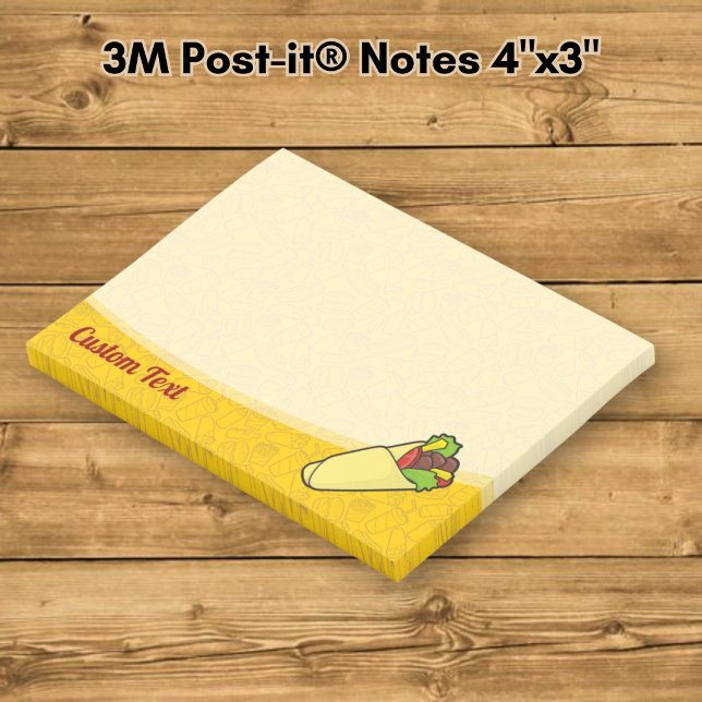Notas Post-it® Envoltura de sándwich de tortilla (Subido por el creador)