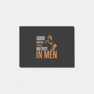 Notas Post-it® Equestrian Gift   Good Taste In Horse