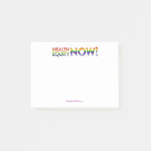 ¡Equidad de salud ahora!