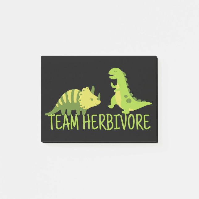 Notas Post-it® Equipo Herbivore Vegan (Anverso)