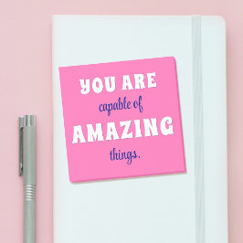 Notas Post-it® Eres capaz de asombrar cosas positivas