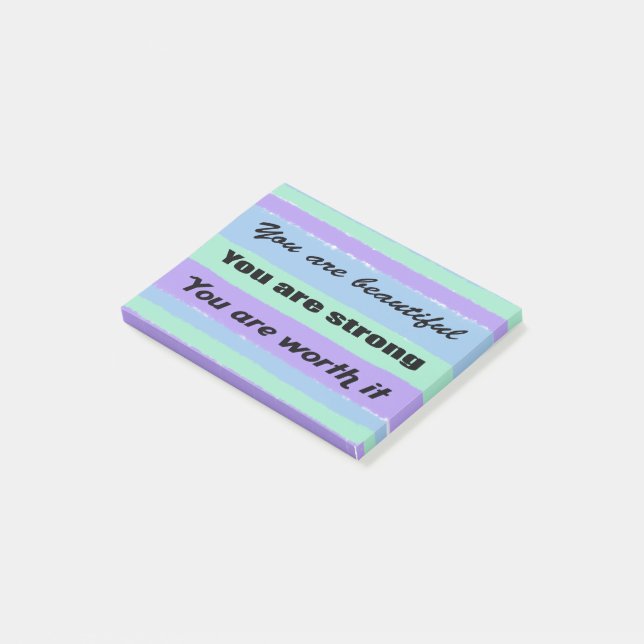 Notas Post-it® Eres hermosa (En perspectiva)