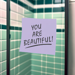 Notas Post-it® Eres Hermoso Positivo