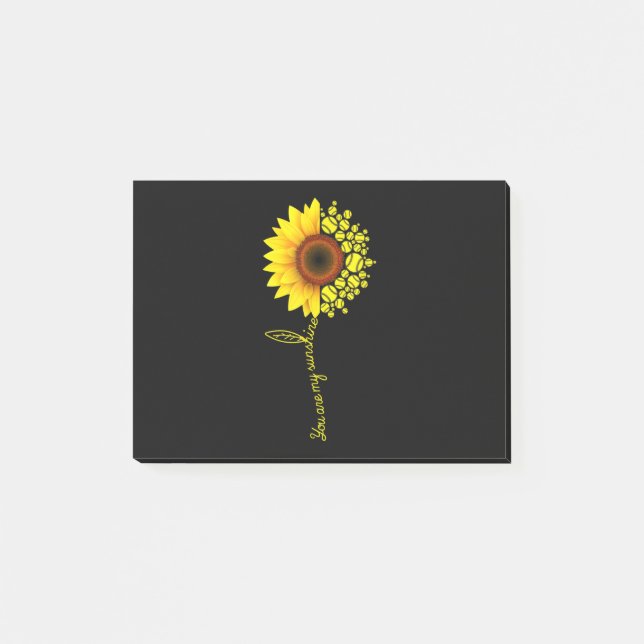 Notas Post-it® Eres Mi Softbol Sunshine Sunflower (Anverso)
