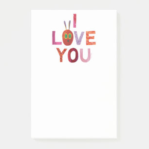 Notas Post-it® Eric Carle Caterpillar te amo