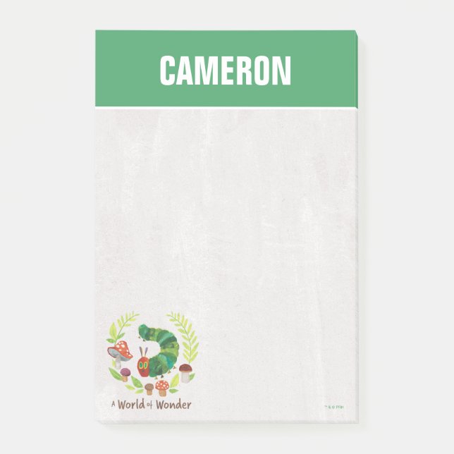 Notas Post-it® Eric Carle | Un mundo de maravillas (Anverso)