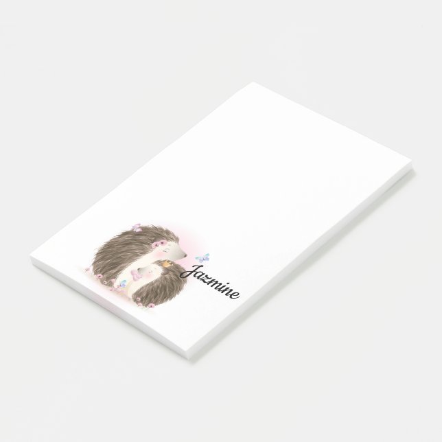 Notas Post-it® Erizo Lindos (En perspectiva)