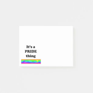 Notas Post-it® Es algo de orgullo