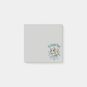 Notas Post-it® Es el gato Zoomie Time Tan Bicolor