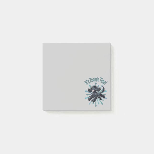 Notas Post-it® Es hora de Zoomie Cocker Spaniel (Anverso)