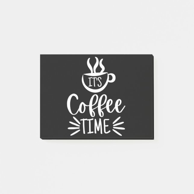 Notas Post-it® Es hora del café (Anverso)