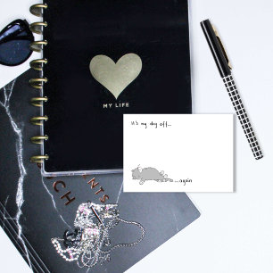 Notas Post-it® Es Mi Día Sin Gato Dormido