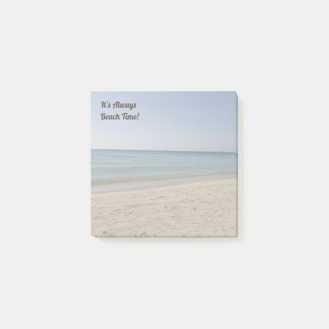 Notas Post-it® ¡Es siempre tiempo de la playa! Ver.2 (Anverso)