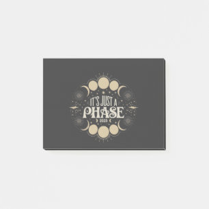 Notas Post-it® Es sólo una fase del eclipse solar 2025 luna lunar